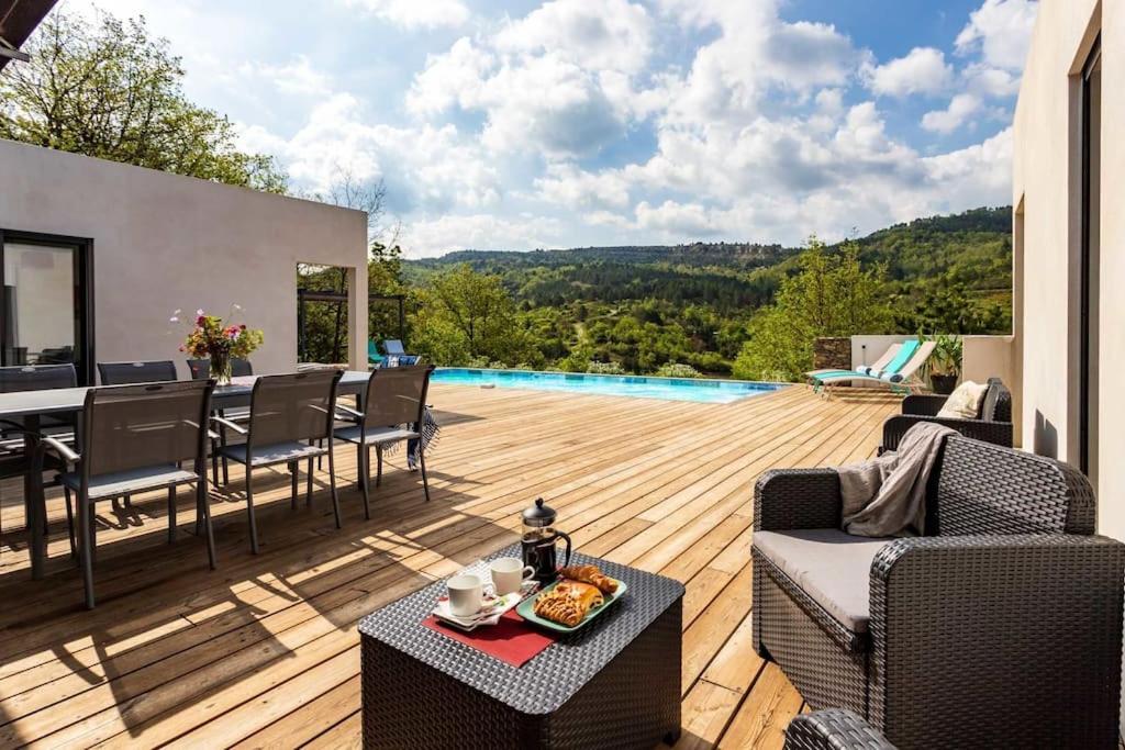 Villa Blanche, Contemporary, Cathars, Couiza, Carcassonne Bagian luar foto