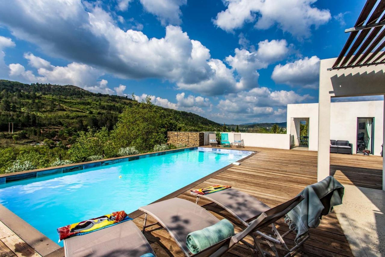 Villa Blanche, Contemporary, Cathars, Couiza, Carcassonne Bagian luar foto