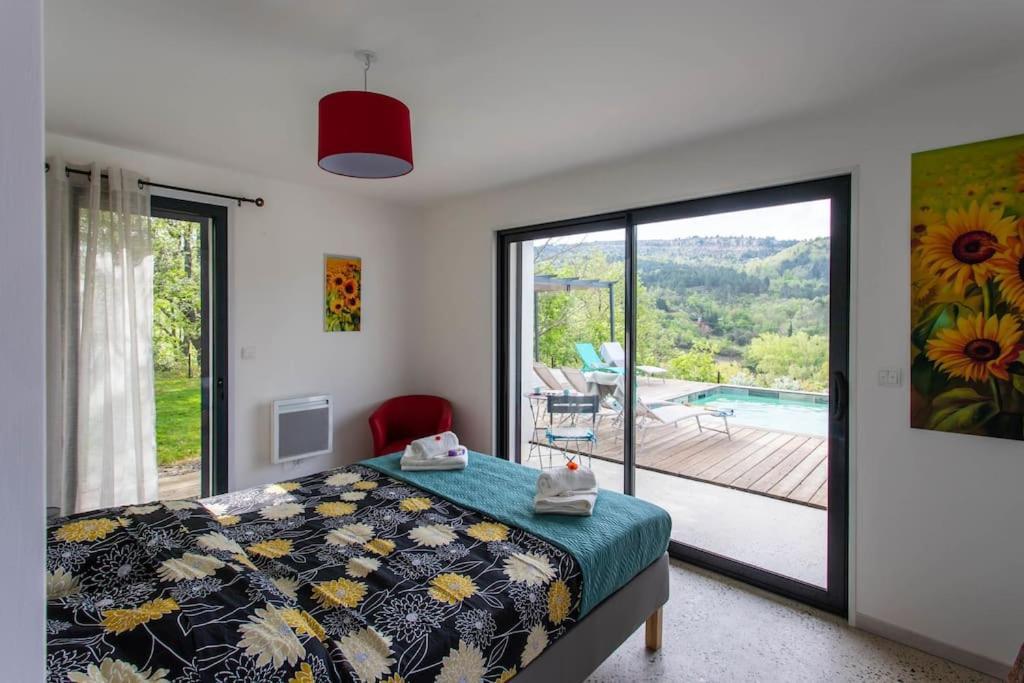 Villa Blanche, Contemporary, Cathars, Couiza, Carcassonne Bagian luar foto
