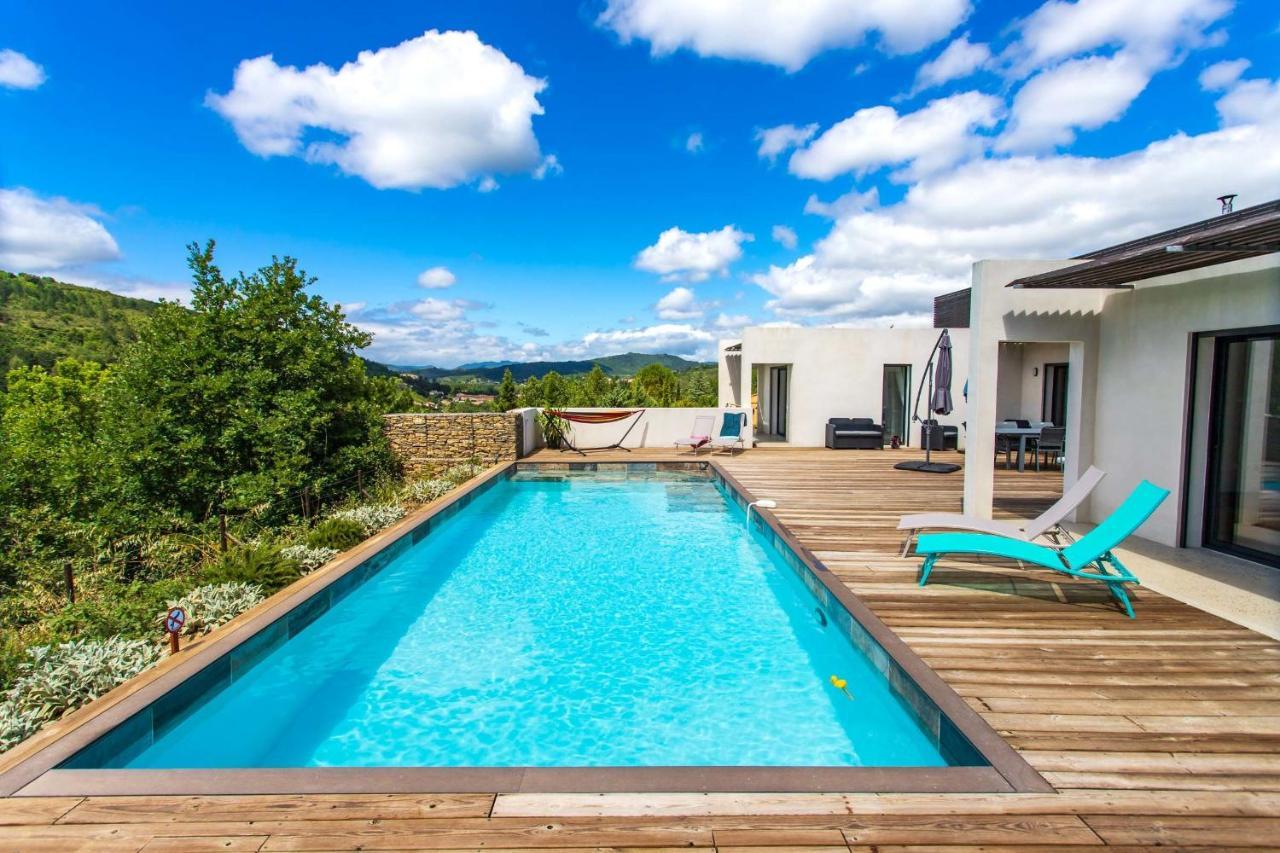 Villa Blanche, Contemporary, Cathars, Couiza, Carcassonne Bagian luar foto