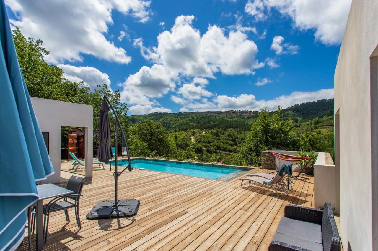 Villa Blanche, Contemporary, Cathars, Couiza, Carcassonne Bagian luar foto