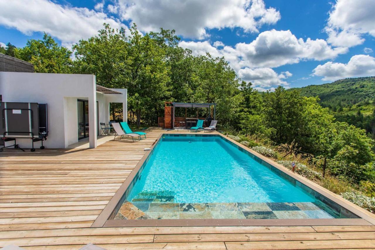 Villa Blanche, Contemporary, Cathars, Couiza, Carcassonne Bagian luar foto